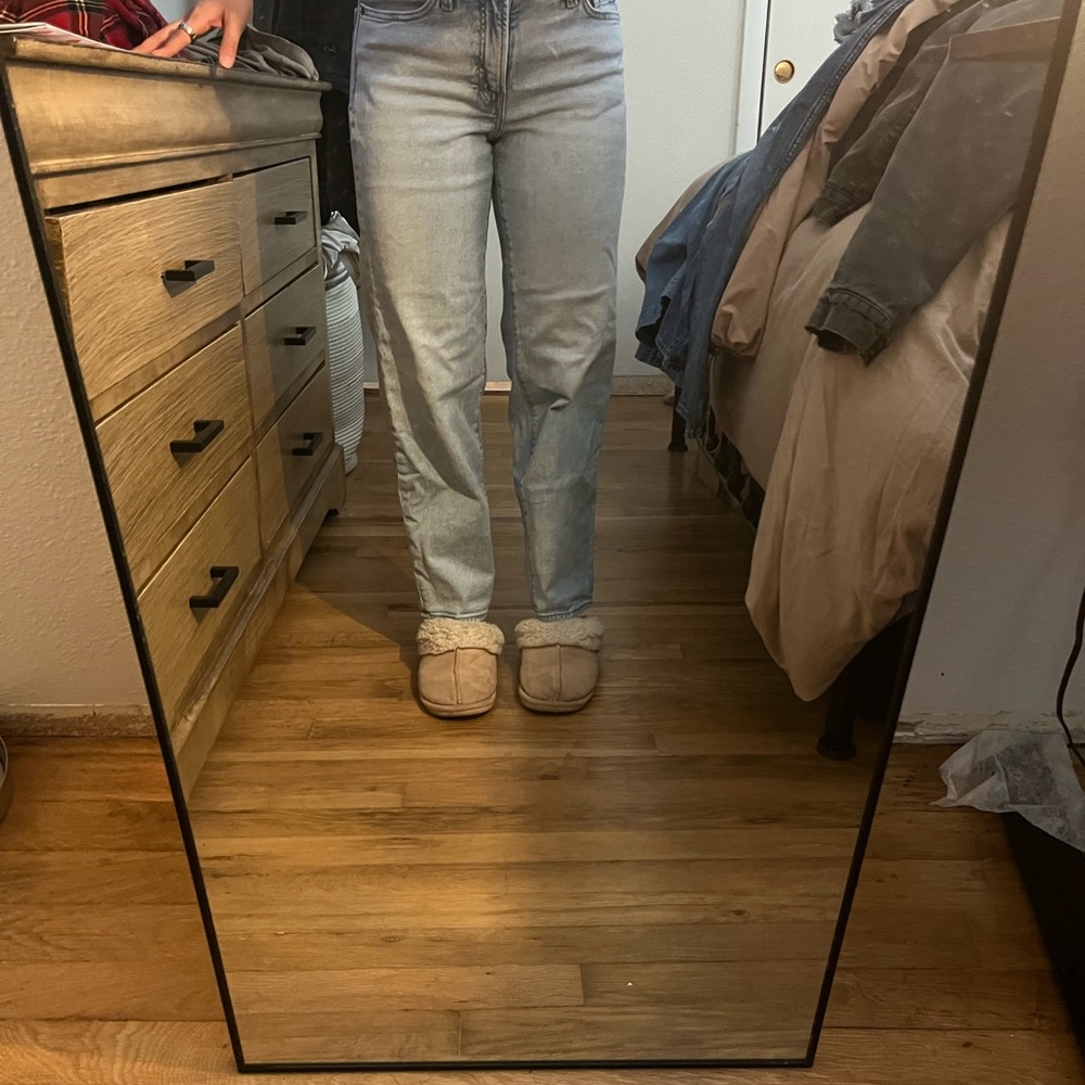 Old Navy Blue Straight Leg Jeans Classic Fit